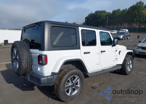 2020 Jeep Wrangler Unlimited North Edition z USA, uszkodzony, nr VIN 1C4HJXEN6LW216319
